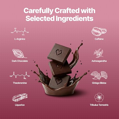 Image of NOOKY Mini Bites Mood-Enhancing Dark Chocolate for Men & Women | Vegan, Gluten-Free | Free Saucy Scratch Card | Pack of 3