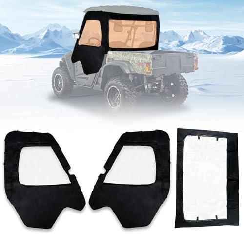 Chikia Hisun Axis 500 Soft Side Doors and Rear Windshield Replace...