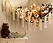Stuffed Animal Storage Hammock Corner X-Large with LED Light - Baby Hammock Hanging Holder Plushies Net for Stuff Animals Organizer - Cute Room Decor Aesthetic Kids Toddler Nursery Bedroom Boho