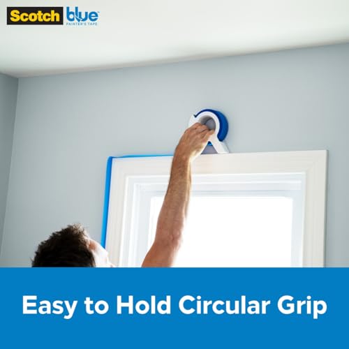 Image of ScotchBlue Painters Tape Applicator, Applies Painter's Tape in One Continuous Strip, Paint Tape Applicator for Trim, Windows and Door Frames, 1.41 Inches x 20 Yards, 2 Pack | Applies Tape in One Continuous Strip, For Trim, Windows and Door Frames