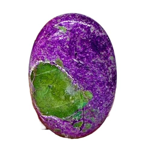 Créer bague et pendentif uniques avec ce cabochon stichtite 34x24mm