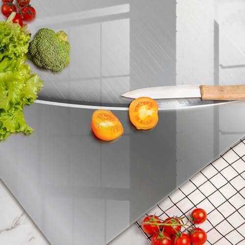Planche à découper induction 80x52cm Wallfluent protège plaque cuisson résistant