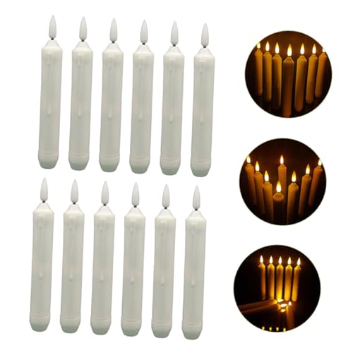 Velas Cónicas Sin Llama Led Hechas de Material Duradero y Portátil para Decoración 4