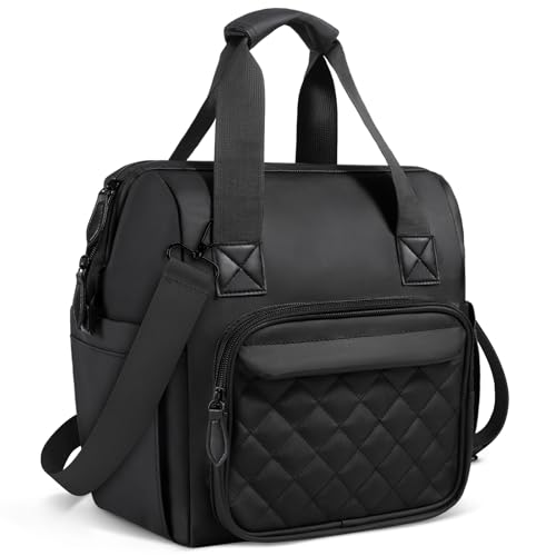 ISEYOU Bolsa Termica Porta Alimentos 20L, Lancheira Termica Gran Capacidad con Boca Ancha, Bolsa Comida Trabajo, Diseño Antifugas e Impermeable, Multibolsillos Ideal para Oficina, Picnic, Camping