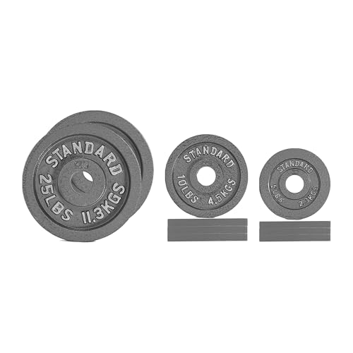 Image of CAP Barbell 2-Inch Olympic Cast Iron Plate Weight Set | 75-285 lbs | Multiple Options