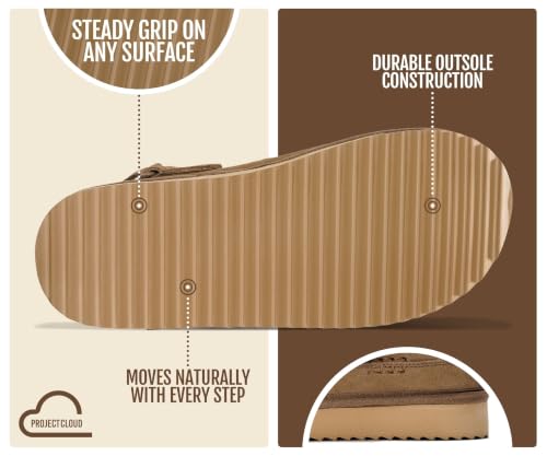 Genuine Leather Platform Mule Clogs