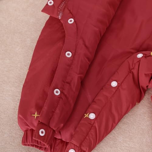 Combinaison de neige bébé anti-froid avec grenouillère hiver doublée molleton