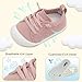 JIASUQI Baby Boys Shoes for Infant First Walker Toddler Boys Barefoot Shoes Pink 6-12 Months