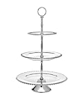 Godinger 3-Tier Chesterfield Server, Clear