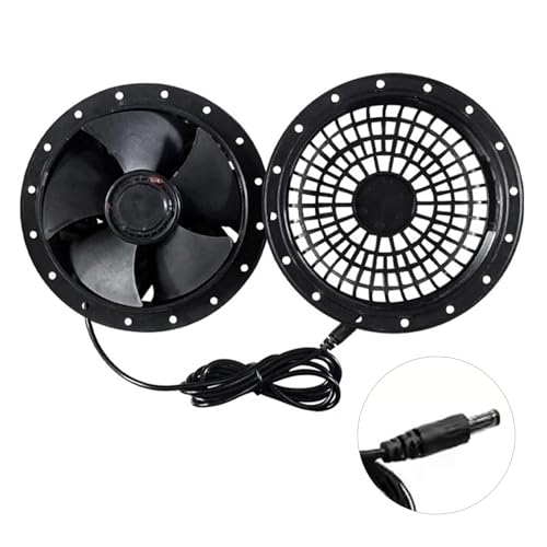 Morain Soplador de aire para inflables de 12 V 5,2 A, ventilador inflable de repuesto pequeño para patio al aire libre inflable