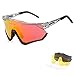 KAPVOE Polarizzati Occhiali Da Ciclismo Con 4 Lenti intercambiabili Donne Uomini Per Schermo Intero TR90 Leggero Mtb Sport Occhiali Da Sole In Bicicletta Accessori 13