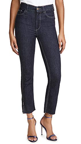 DL1961 Women's Better by DL Mara Ankle High Rise Straight Jeans, Snyder, Blue, 23