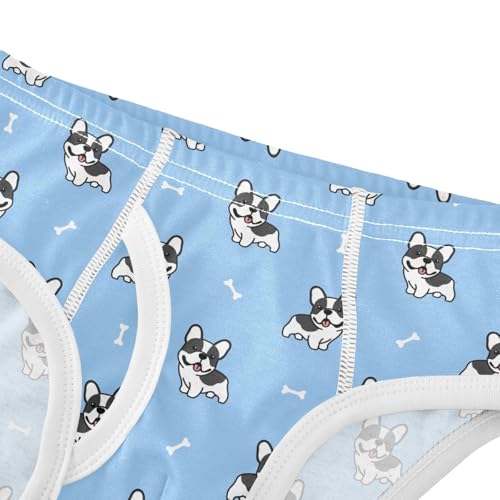 Cotton Little Boys Briefs Soft French Bulldog Toddler Underwear4
