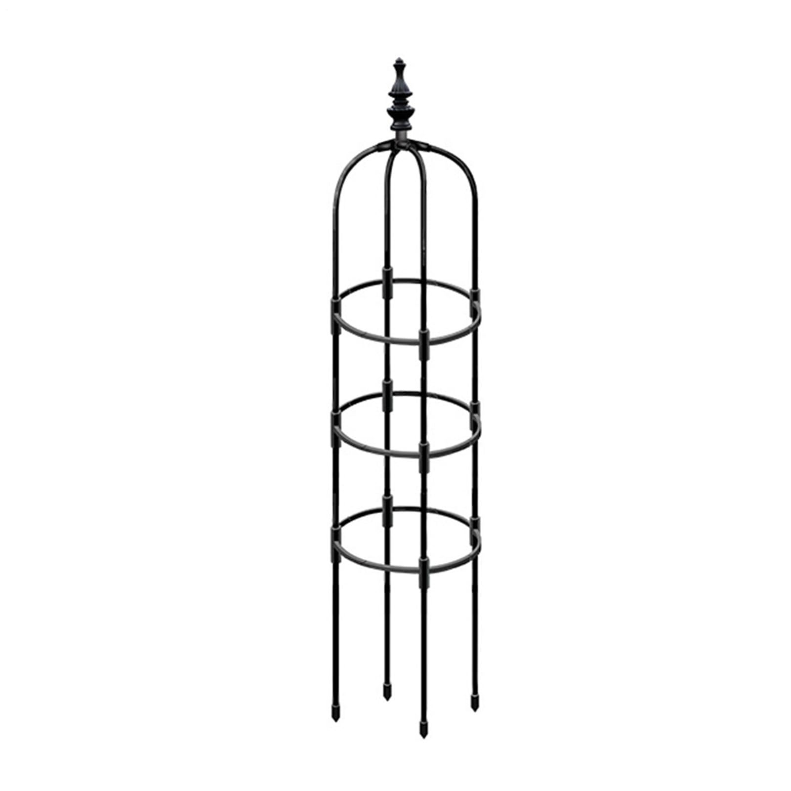 Sweet Pea Frame | Obelisks for Climbing Plants | Metal Garden Trellis | Coated Thicken Steel Towering Plant Support | Pots Trellis for Outdoor Indoor Climbing Rose, Cucumber, Flower