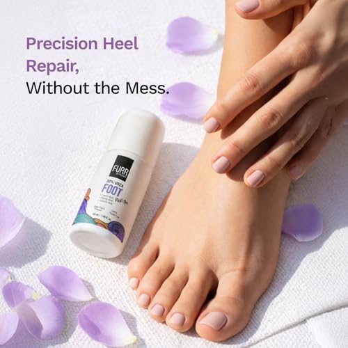 Image of FURR 30% Urea Foot Cream Roll On 50ml | Foot Roll On for Dry & Cracked Heels | Lactic Acid, Glycolic Acid, Salicylic Acid | Repairs, Hydrates, Softens | For Sensitive Skin