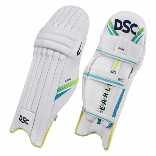 Image of DSC Rage Cricket Batting Legguard for Mens, Color - White, Size - Youth, Left Hand