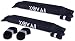 Kova Gear Car Soft Roof Rack Luggage Carrier, 2 Rack Pieces with Adjustable and Heavy-Duty Straps