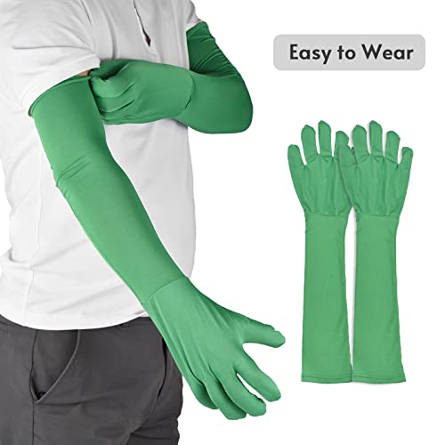 Andoer Luvas Blue Chroma Key Luvas Chromakey Hood Luva de Efeitos Invisíveis Fundo Chroma Keying Luv