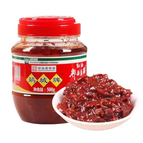 Doubanjiang 500g Sticky Chili Bean Sauce - Authentic Sichuan Red Chili Bean Paste for Cooking and Seasoning