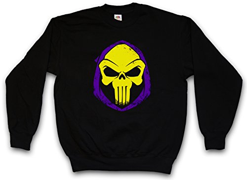 Sweatshirt Punishor Urban Backwoods pull stylé pour homme avec motif imprimé noir