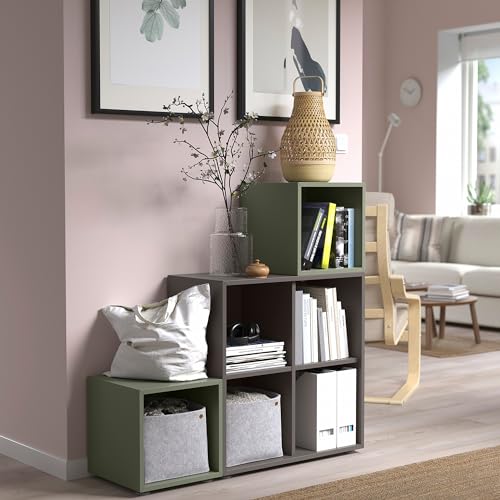 Armoire EKET gris-vert petit meuble déco salon ProTuning