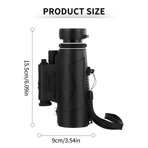 Mobestech Telescópio Monocular de Prisma Monocular de Alta Potência à Prova D'água à Prova de Choqu