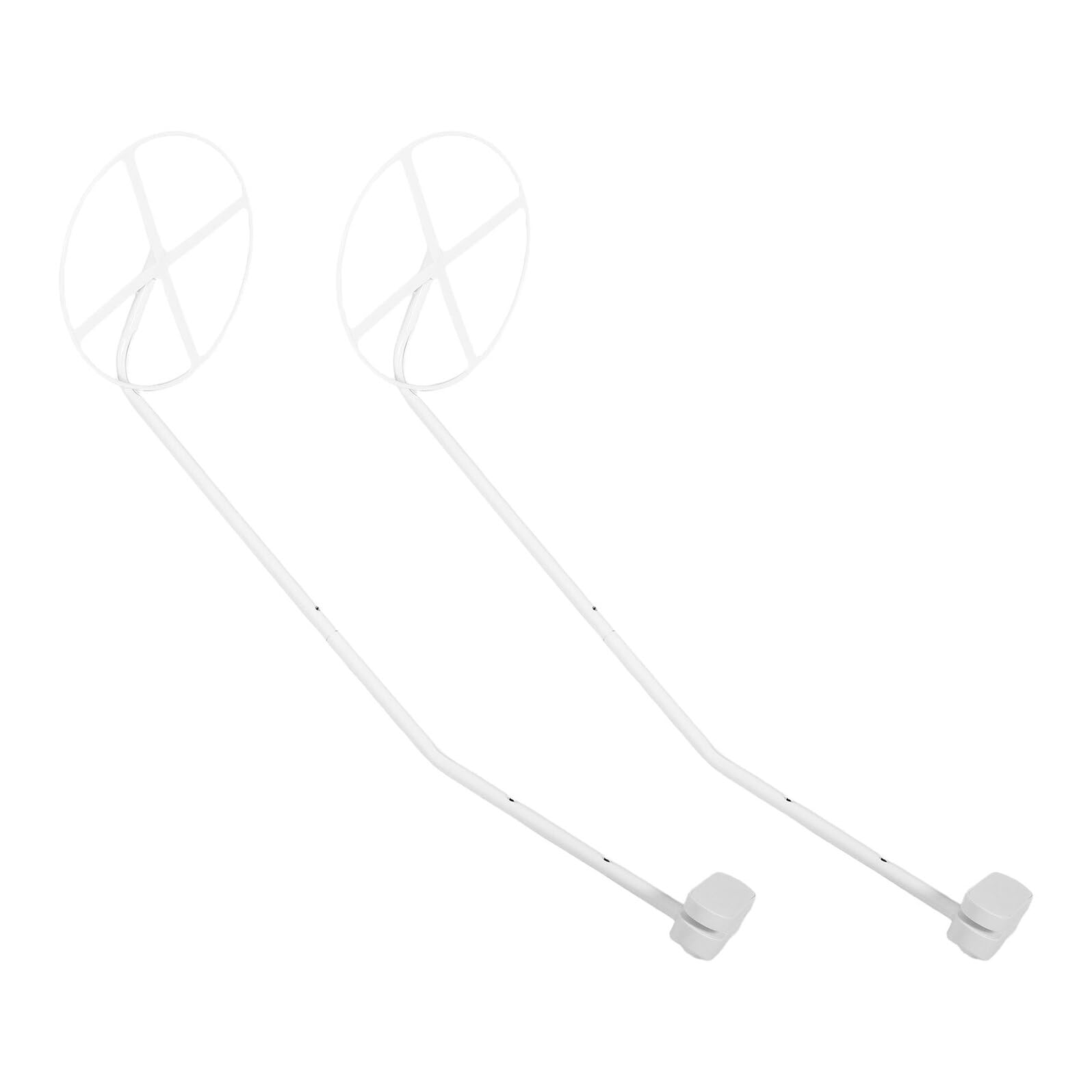 Supports moustiquaire lit bébé blanc pour des nuits d'été paisibles