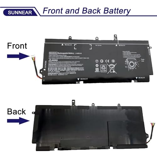 Image of BG06XL Laptop Battery Replacement for HP EliteBook Folio 1040 G3 Series Notebook 804175-181 804175-1B1 804175-1C1 805096-001 805096-005 BG06045XL HSTNN-IB6Z HSTNN-Q99C