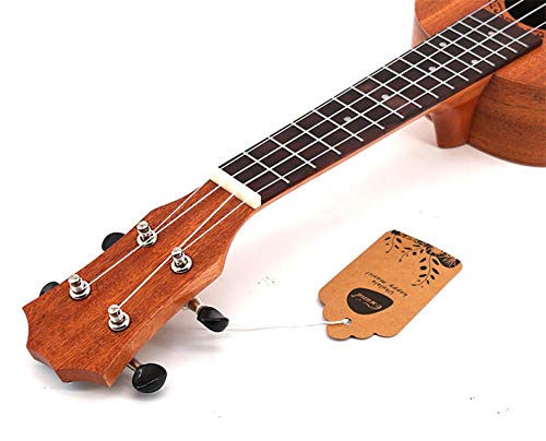 KEPOHK Ukul¨¦l¨¦ 21″en forme d’ananas Soprano Sapele 4 cordes en nylon Touche palissandre 21 pouces Ukulele-set-1 - Les Beatles, Paul McCartney, John Lennon, RIngo Starr, George Harrison KEPOHK Ukul¨¦l¨¦ 21"en forme d'ananas Soprano Sapele 4 cordes en nylon Touche palissandre 21 pouces Ukulele-set-1 – Image 5