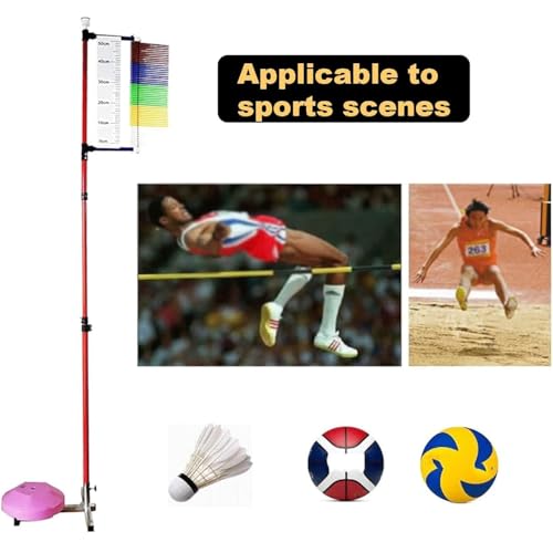 Entrenador de salto vertical y medidor de altura con base estable para voleibol 8