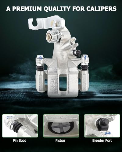 Image of SCITOO Rear Right Brake Caliper With Bracket 19-B2068 Compatible For Acura TSX 2004-2008 For Honda For Accord 1998-2007