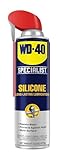 WD-40 Specialist® Silicone, Dry Silicone Lubricant for Window Tracks, Cables, Pulleys, Superior Lubrication for Equipment, Moving Parts, Industrial Applications, Bigger Can, 13.3 OZ, Single Can