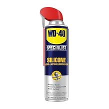 WD-40 Specialist Silicone, Dry Silicone Lubricant for Window Tracks, Cables, Pulleys, Superior Lubrication for Equipment, Moving Parts, Industrial Applications, Bigger Can, 13.3 OZ, Single Can