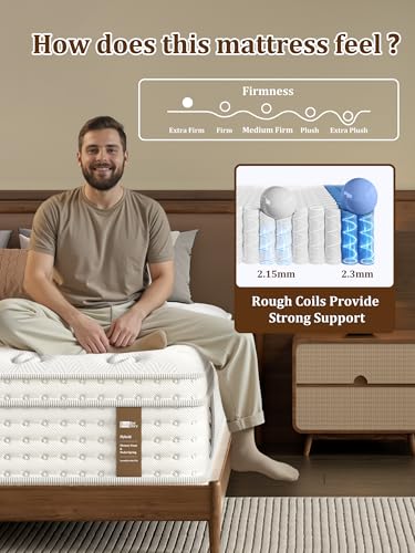 Image of BedStory Full Mattress, Extra Firm, 12 Inch Hybrid Mattress with Excellent Support, Relieve Back Pain, Cooling Gel Memory Foam & Pocket Spring Full Size Mattresses, Fiberglass-Free & CertiPUR-US