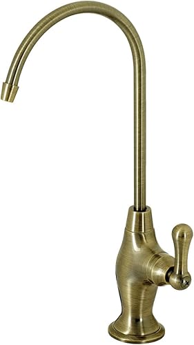 Miniatura 8 de Kingston Brass Gourmetier KS3192AL - Grifo de filtración de agua de un solo mango, latón pulido, 10.81 x 4.63 x 1.75 pulgadas