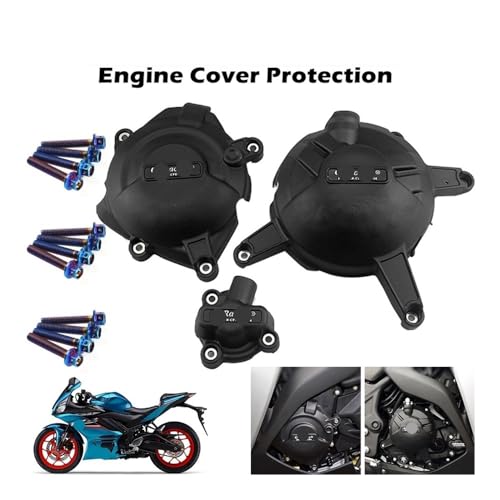 Cubiertas protectoras para motor de estator compatibles con R3 y MT-25 2
