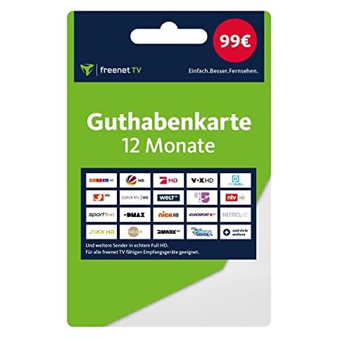 freenet TV 12 Monate Guthabenkarte (Versand mit Paketdienst) Cover