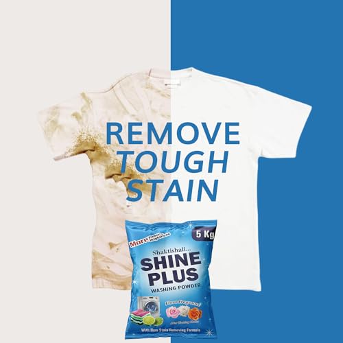 Image of Detergent Washing Powder 5 kg | New Advanced Laundry Detergent Powder | Dissolves Easily | Long Lasting Fragrance