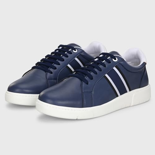 Image of Centrino Casual Shoe for Men | Comfortable Cushioned Insole | Stylish Sneakers | Stylish Lace-Up Side Stripes Design | Lightweight & Breathable |Elegant Casual Outfits |Sneakers for Boys & Men (9711)