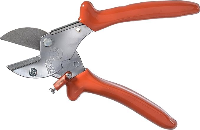 Original LÖWE 15 Amboss Gartenschere 15.107 mit Bypass Geometrie für kleinere bis mittlere Hände & 5 Profi Gartenschere Amboss 5.107 mit rostfreier und antihaftbeschichteter Stahlklinge