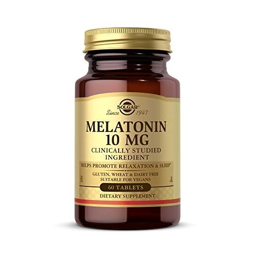 Solgar Melatonin 10mg, 60 Tablets - High-Dosage - Helps Promote Relaxation & Sleep - Clinically-Studied Melatonin - Supports Natural Sleep Cycle - Vegan, Gluten Free, Dairy Free, Kosher - 60 Servings