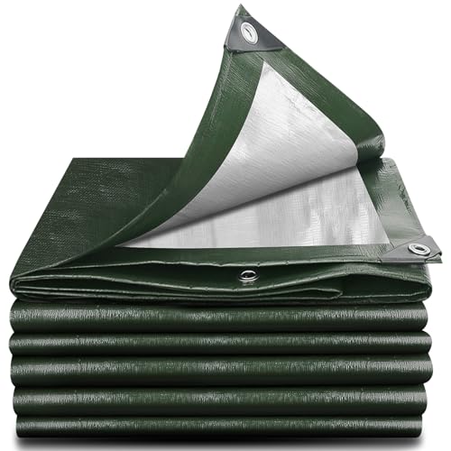 Leyrens Lona Impermeable de 2 x 3 m, Lona Impermeable para Exterior Multiusos con Ojales metálicos, Resistente a los desgarros, para la protección de la Madera Muebles de jardín automóviles