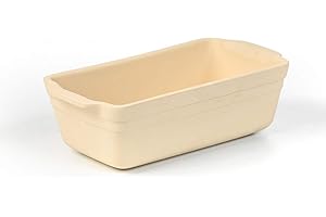 Ohio Stoneware Kitchen Naturals Loaf Pan: Bake Up Golden-Brown Breads and More