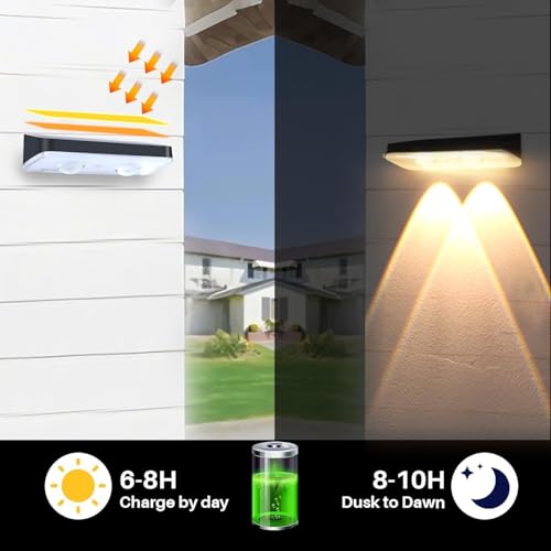 Solar Deck Lights Outdoor 12 Pack for Wall, Step, Porch, Deck, Railing by XmnSoly - Used condition - Image 4