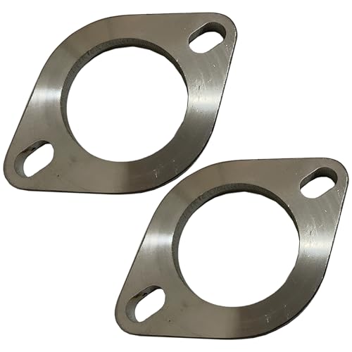 S-NET 汎用 マフラー フランジ SUS 304 ステンレス 溶接 ジョイント カー用品 サイレンサー 排気 補修 ブラケット 鏡面 SN-302-MF (60φ 2)