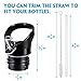 Straw Lid for Hydro Flask Standard Mouth - Replacement Straw Lids, Compatible with Simple Modern Ascent Lid for 1.91