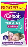 Calpol Vapour Plug Refills XL 10 Count (Pack of 1), Lavender & Chamomile, Helps with Clear and Easy Breathing, Vapour Plug …