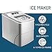 Tavata Countertop Portable Ice Maker Machine, 9 Ice Cubes Ready in 8 Minutes,Makes 26 lbs of Ice per 24 Hours,with LCD Display (Silver)