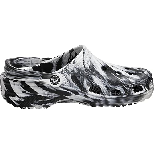 Crocs Schuhe Crocs Classic Marbled Clog, Holzschuh, White/Black