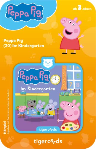 tigermedia- tigercard-Gioco Acustico per tigerbox Touch, Peppa Pig (20), Multicolore, 4527